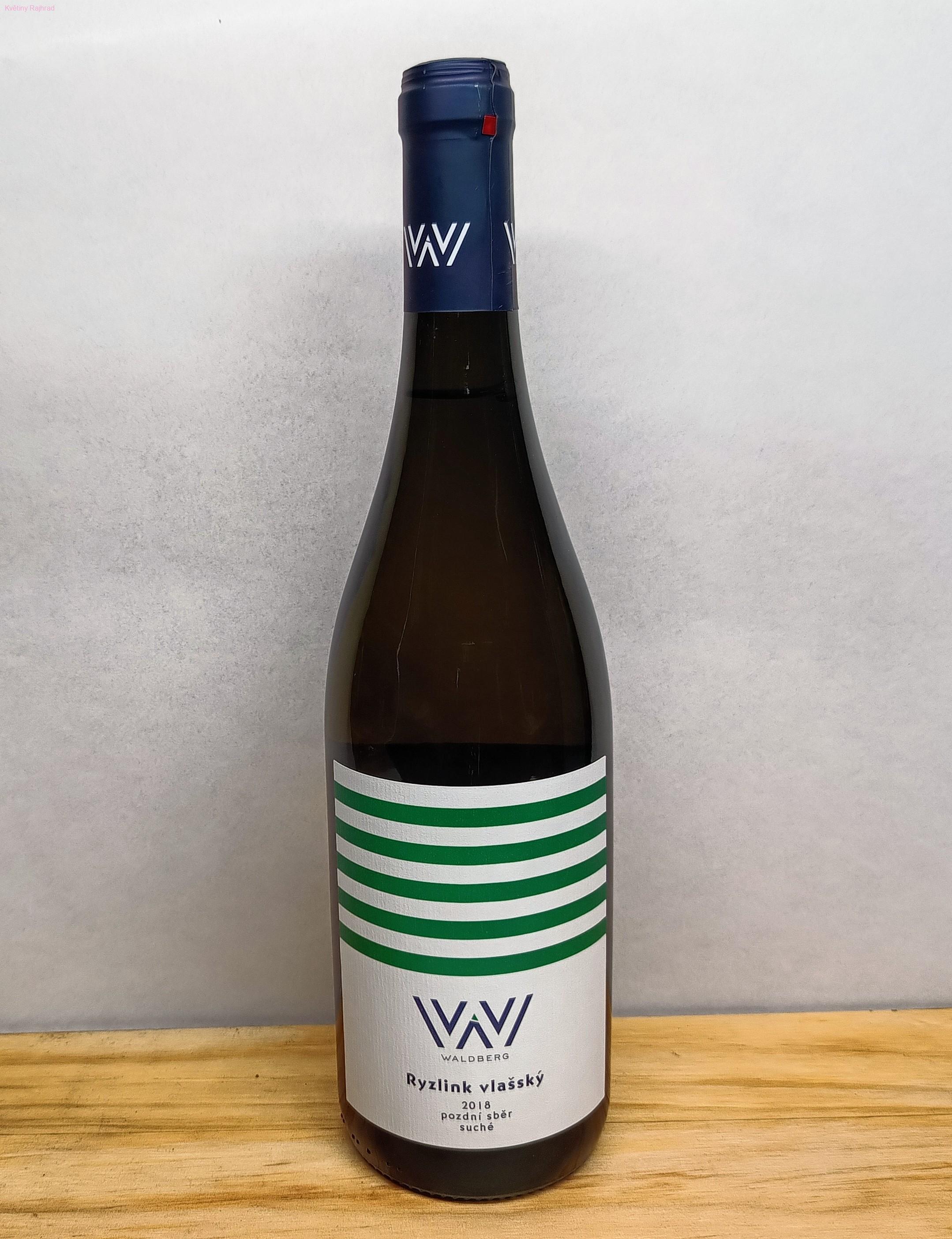 Ryzlink Vlašský 2018 Waldberg 0,75 l