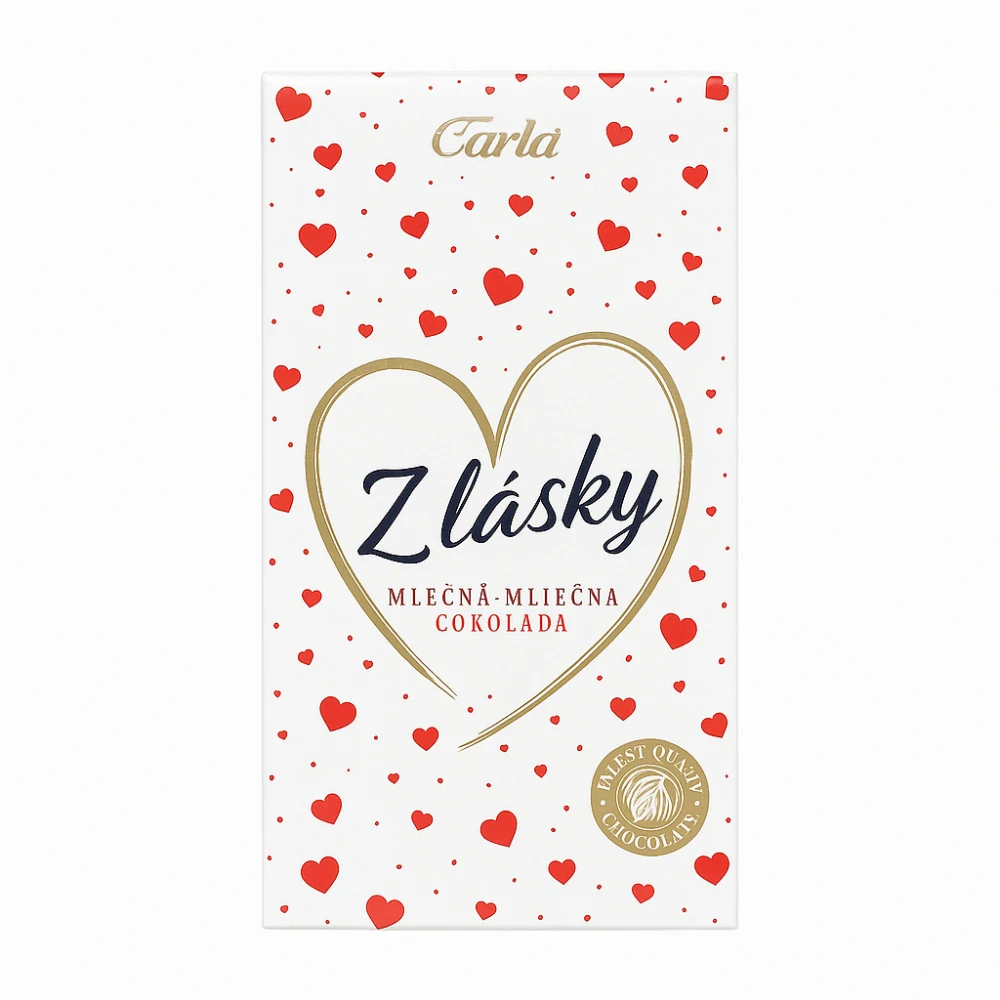Mléčná čokoláda "z lásky"